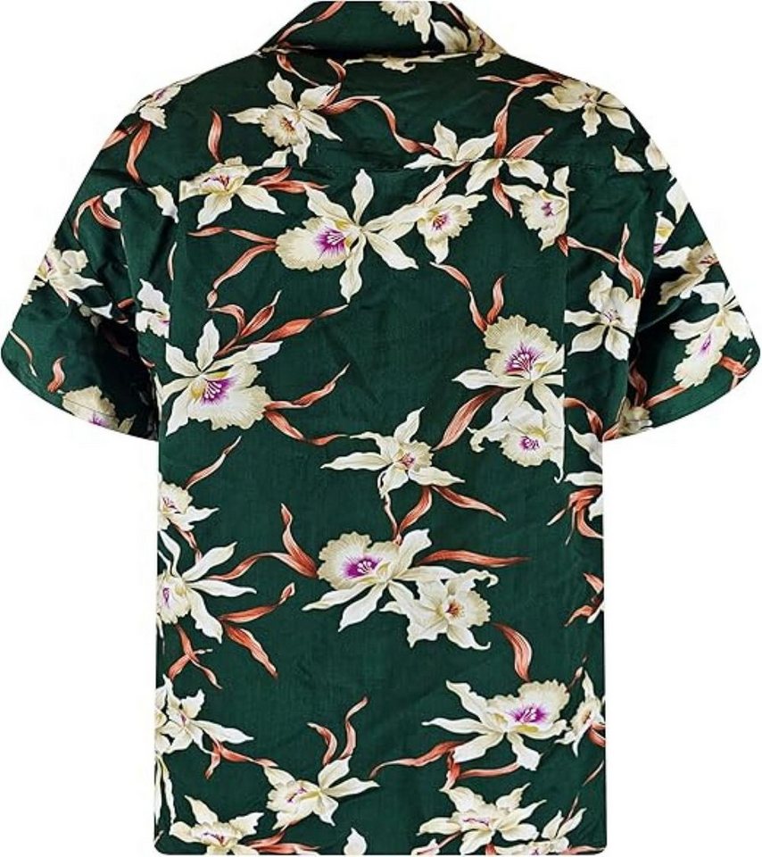Paradise Found Hawaiihemd Tom Selleck "Rainforest" Original Hawaiihemd Kurzarm Front-Tasche – Bild 2 von 5