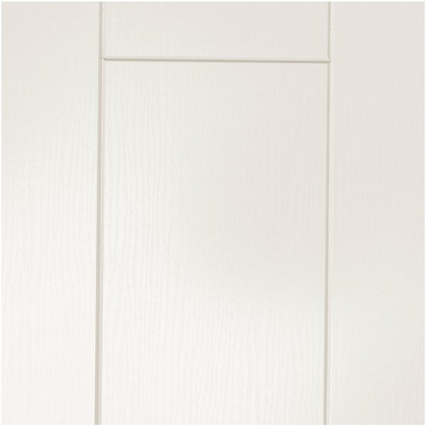 PARADOR Dekorpaneele Novara Esche weiß glänzend geplankt, BxL: 20,00x257,00 cm, 0,51 qm, (Garantie privat 15 Jahre, 6-tlg., Lichtecht) 0 cm-Fuge mit exklusiver 