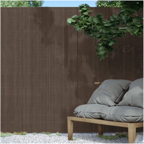 paramondo Sichtschutzzaunmatten PVC Sichtschutzmatte StrongLine, 60 x 300 cm, braun, (1-St), langlebig, witterungsbeständig, pflegeleicht