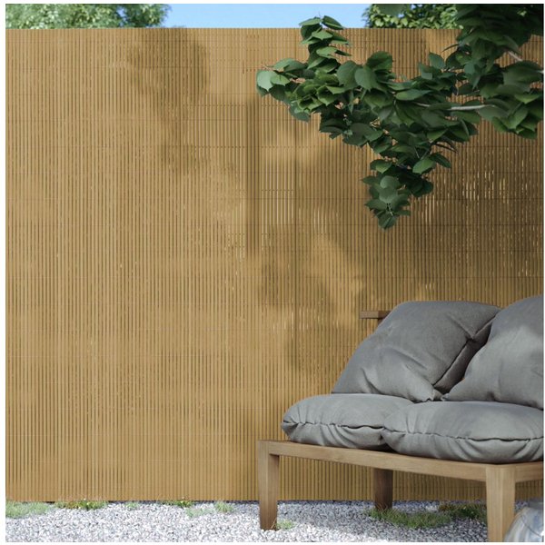 paramondo Sichtschutzzaunmatten PVC Sichtschutzmatte StrongLine, 60 x 300 cm, bambus, (1-St), langlebig, witterungsbeständig, pflegeleicht