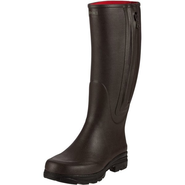 Parforce Essential Gummistiefel mit Reißverschluss und Neoprenfutter Gummistiefel Herausnehmbare Innensohle, Stoßdämpfend, Wärmeisolation