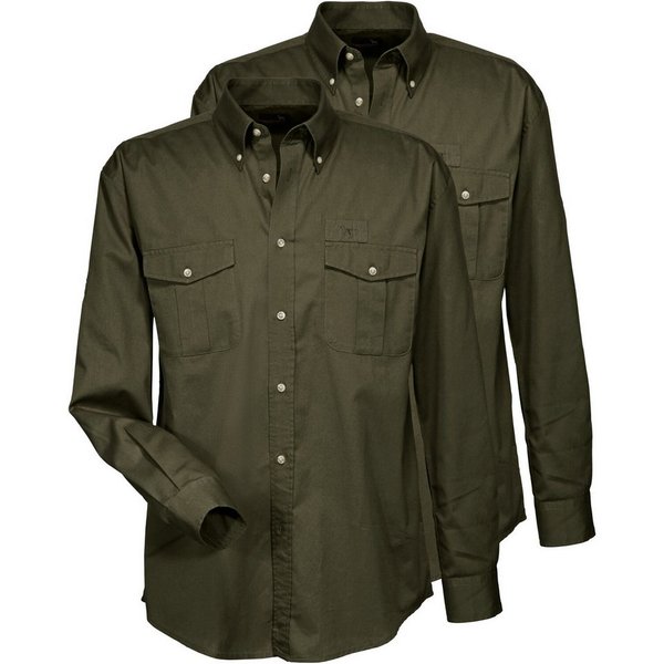 Parforce Essential Langarmhemd Doppelpack Jagdhemden
