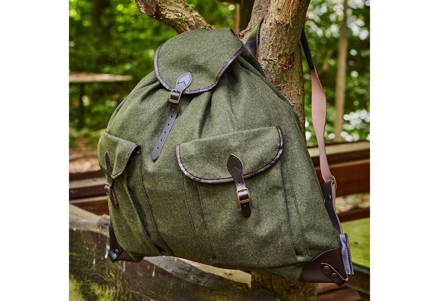 Parforce Freizeitrucksack Rucksack Loden – Bild 4 von 4
