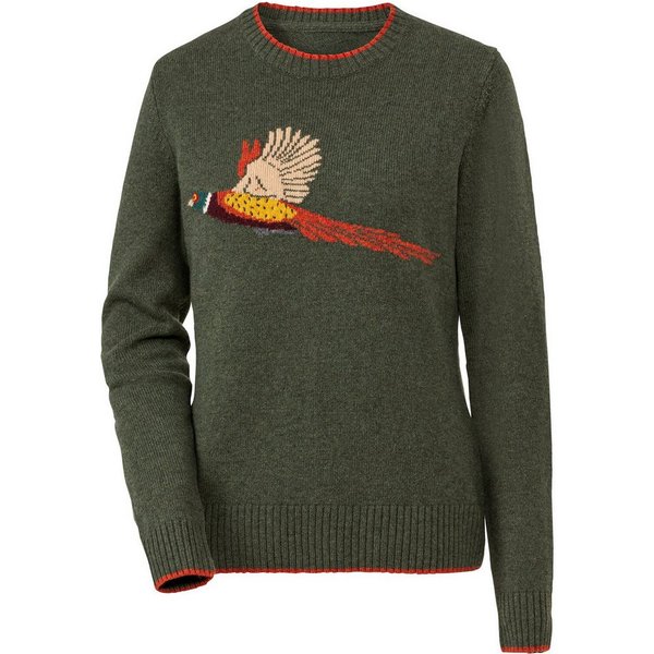 Parforce Tradition Strickpullover Damen Pullover mit Fasanenmotiv