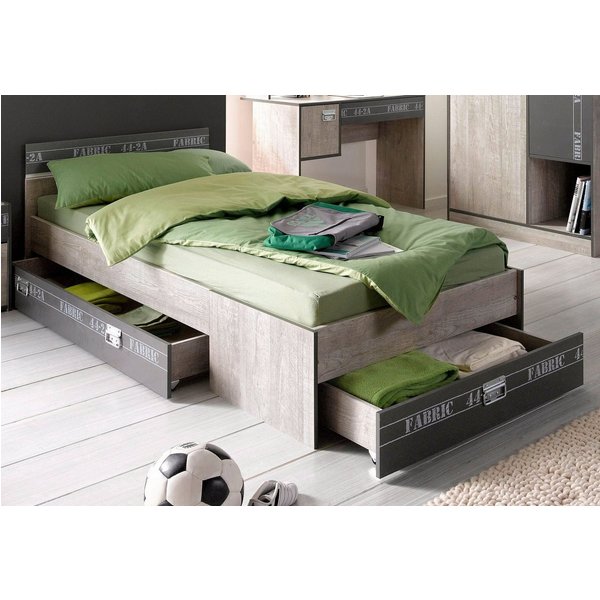 Parisot Jugendbett Fabric, Einzelbett inkl. Schubkasten
