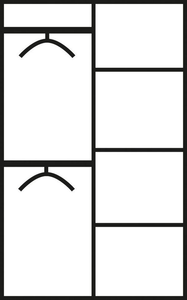 Parisot Jugendzimmer-Set Smoozy, (Set, 4-tlg., Stauraumbett, Nachttisch, Kleiderschrank und Schubkastenkommode) – Bild 5 von 5
