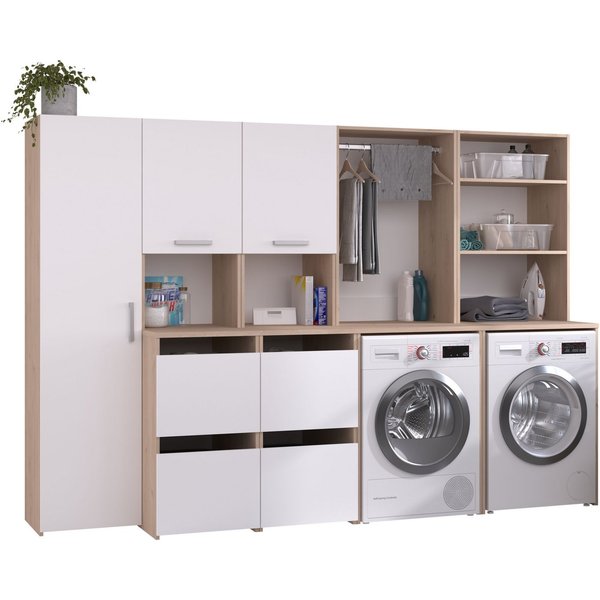 Parisot Mehrzweckschrank-Set Laundry 1, (Komplett-Set, 4-St)