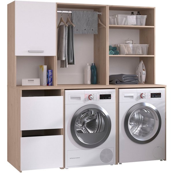 Parisot Mehrzweckschrank-Set Laundry 4, (Set, 4-St)