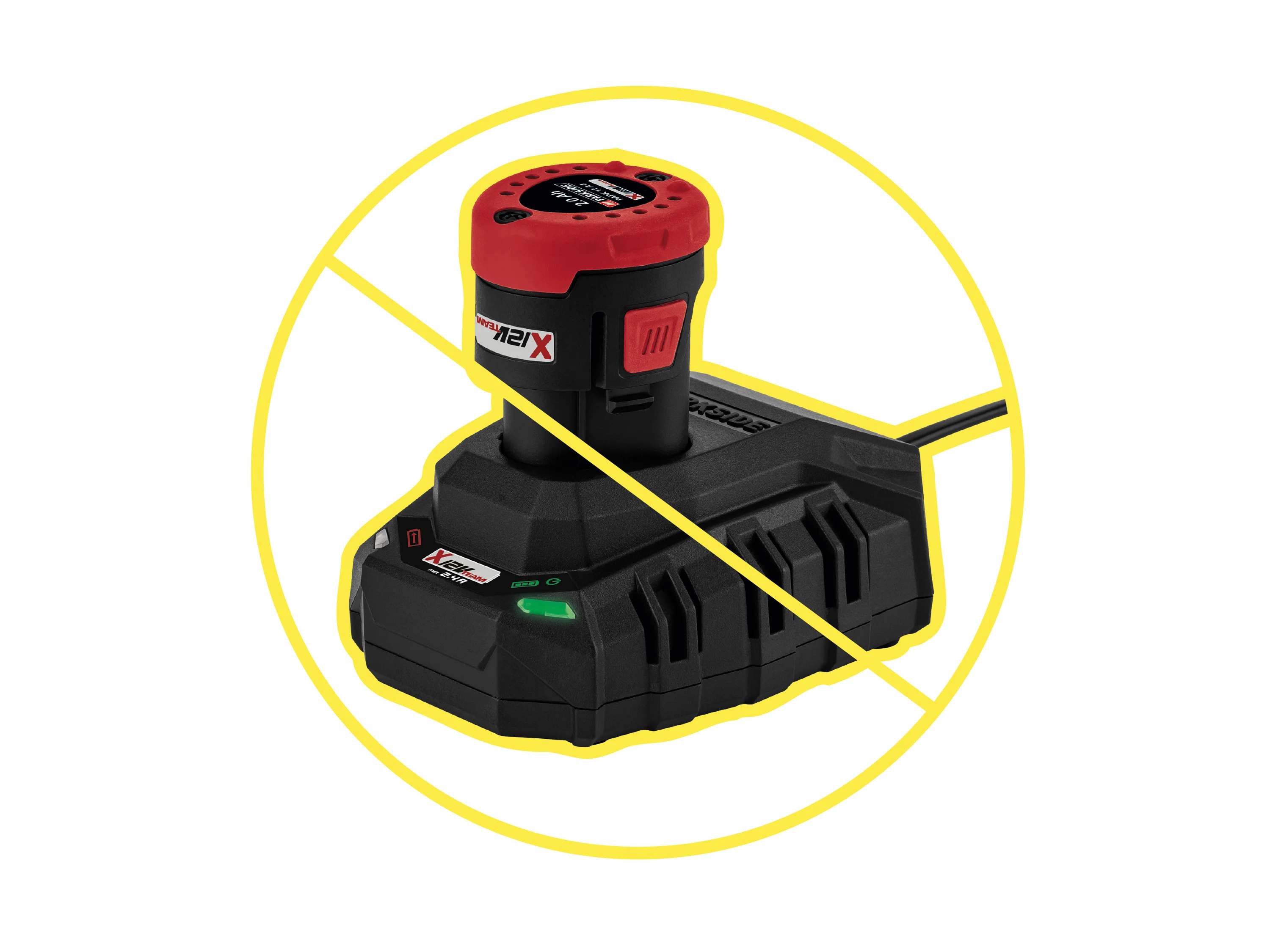 PARKSIDE® 12 V / 2 x 4,5 A / Doppel-Ladegerät »PDSLK 12 B2«, ohne Akkus – Bild 2 von 4