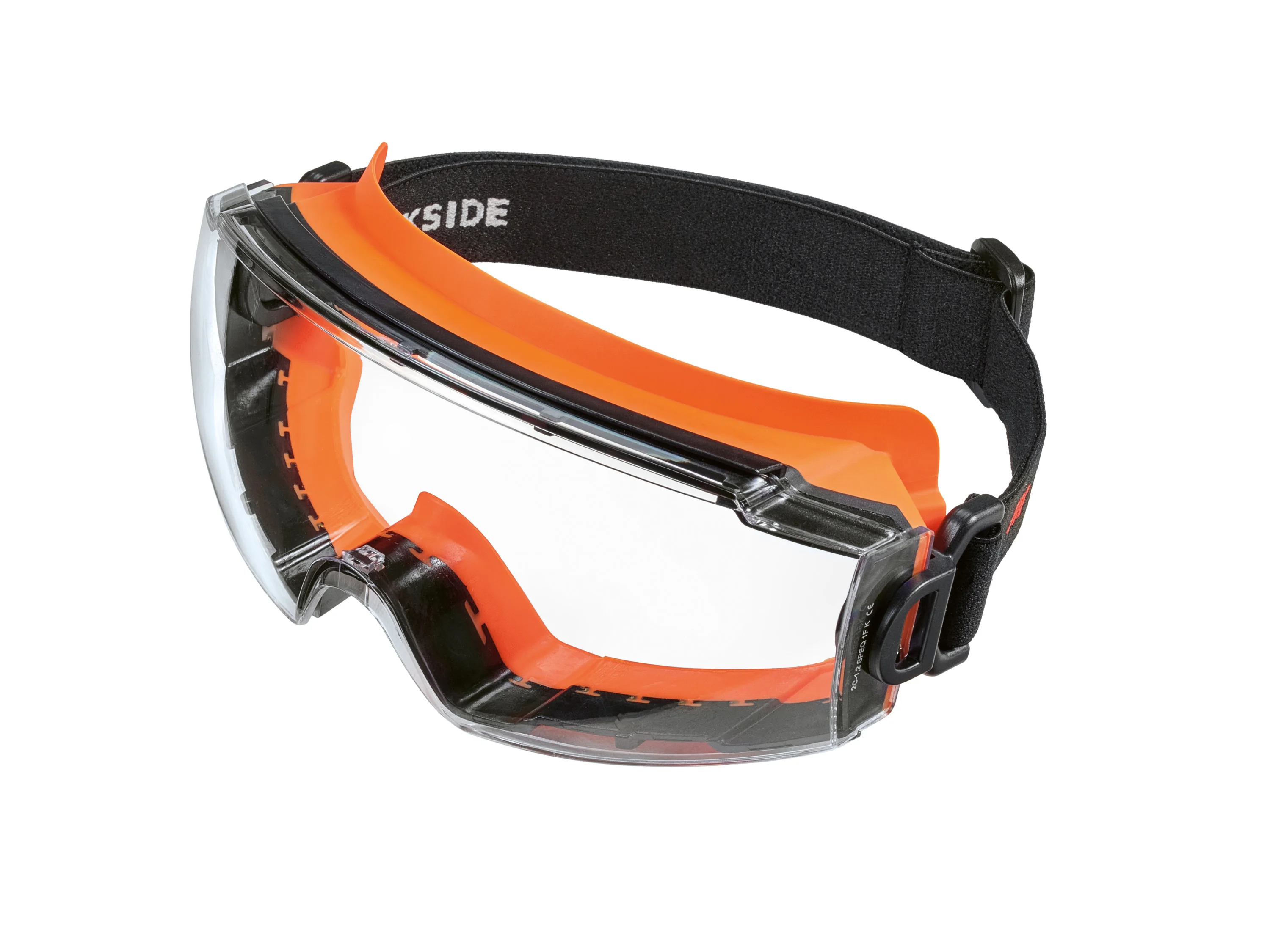 PARKSIDE® Arbeitsschutzbrille mit Gummiband (Orange) – Bild 2 von 3