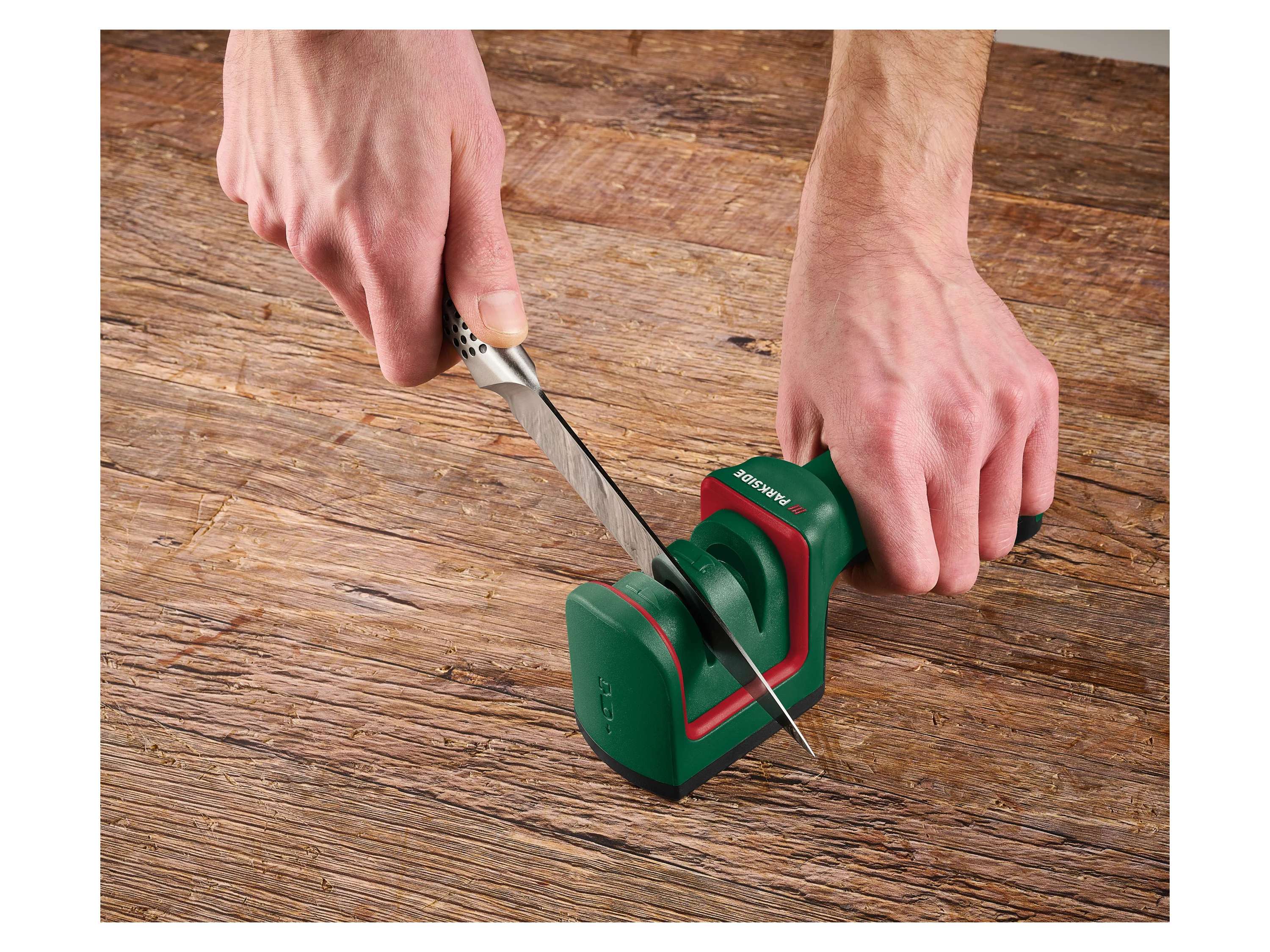 PARKSIDE® Axt- und Messerschärfer / Universalmesser / Erntemesser (3 in 1 Axt- und Messerschärfer) – Bild 2 von 4
