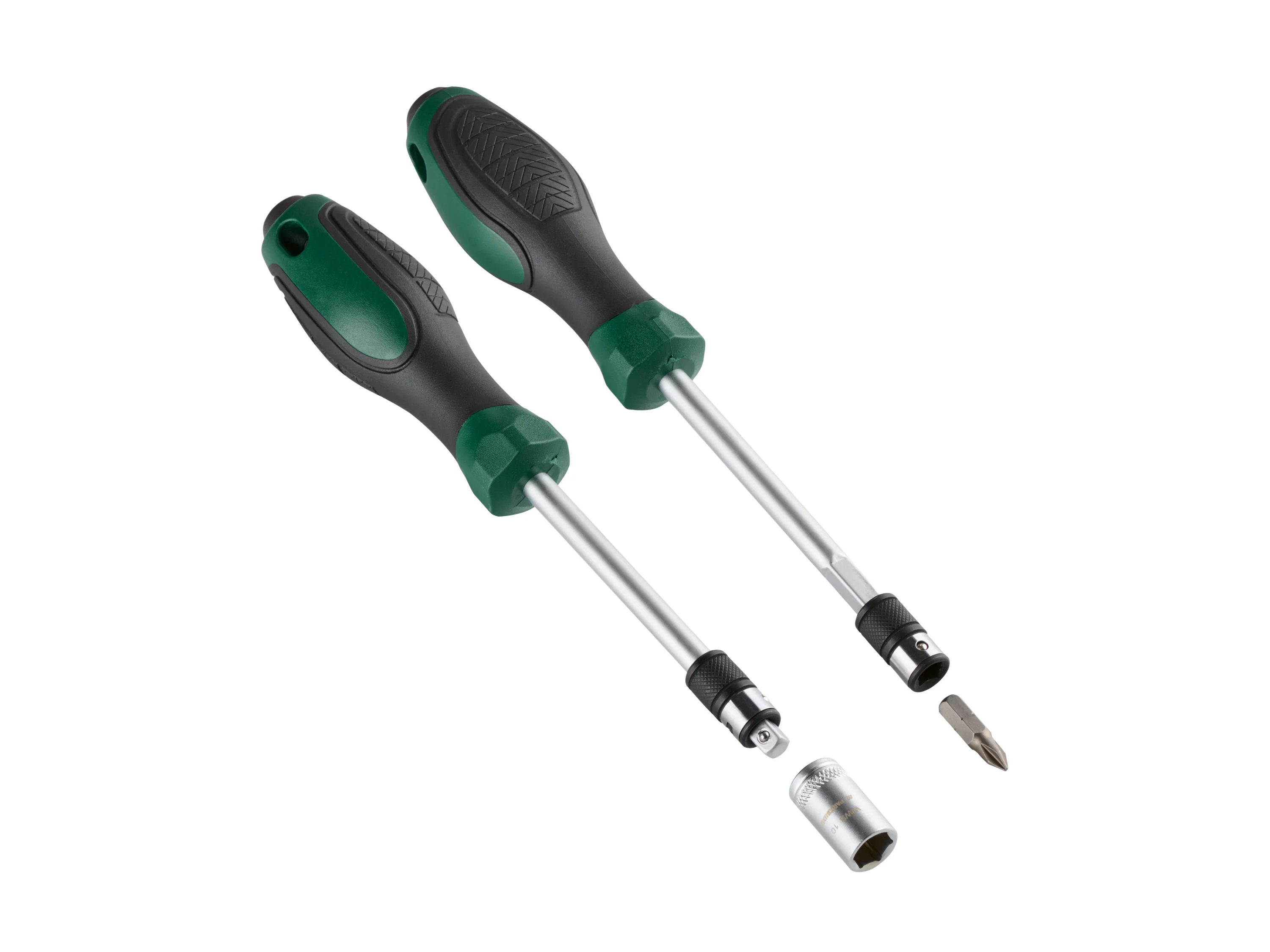 PARKSIDE® Doppelkopf-Ratschenschraubendreher inkl. 5 Bits (Kombi-Schraubendreher) – Bild 2 von 3