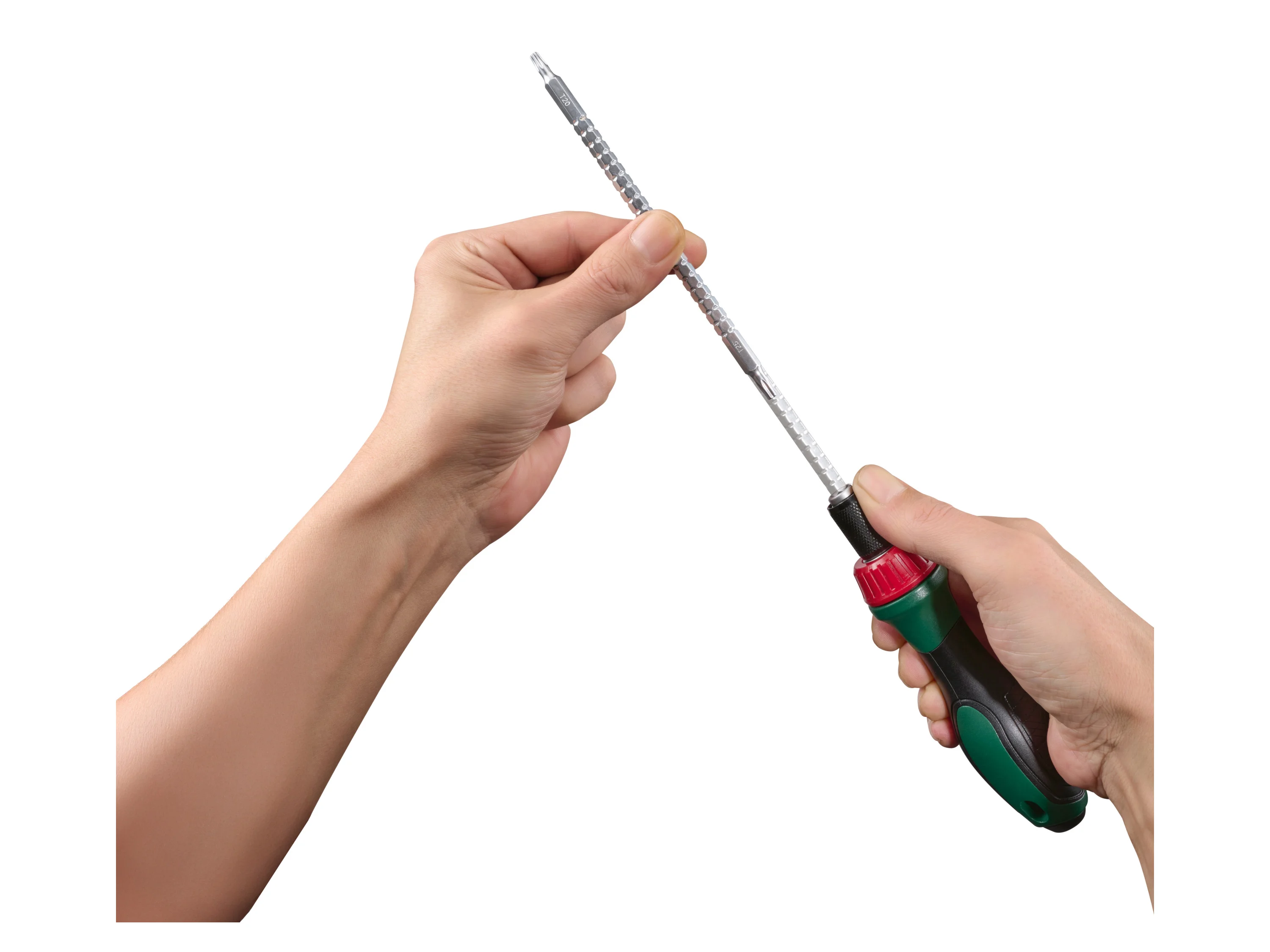 PARKSIDE® Doppelkopf-Ratschenschraubendreher inkl. 5 Bits – Bild 2 von 2