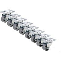 PARKSIDE® Doppelrollen / Lenkrollen / Mini-Lenkrollen (Mini-Lenkrollen 8er Set)