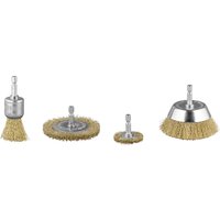 PARKSIDE® Drahtbürsten-Set / Polier-Set / Nylonbürsten-Set / Bohrmaschinenpumpe (Drahtbürsten PDBV 4 A1)