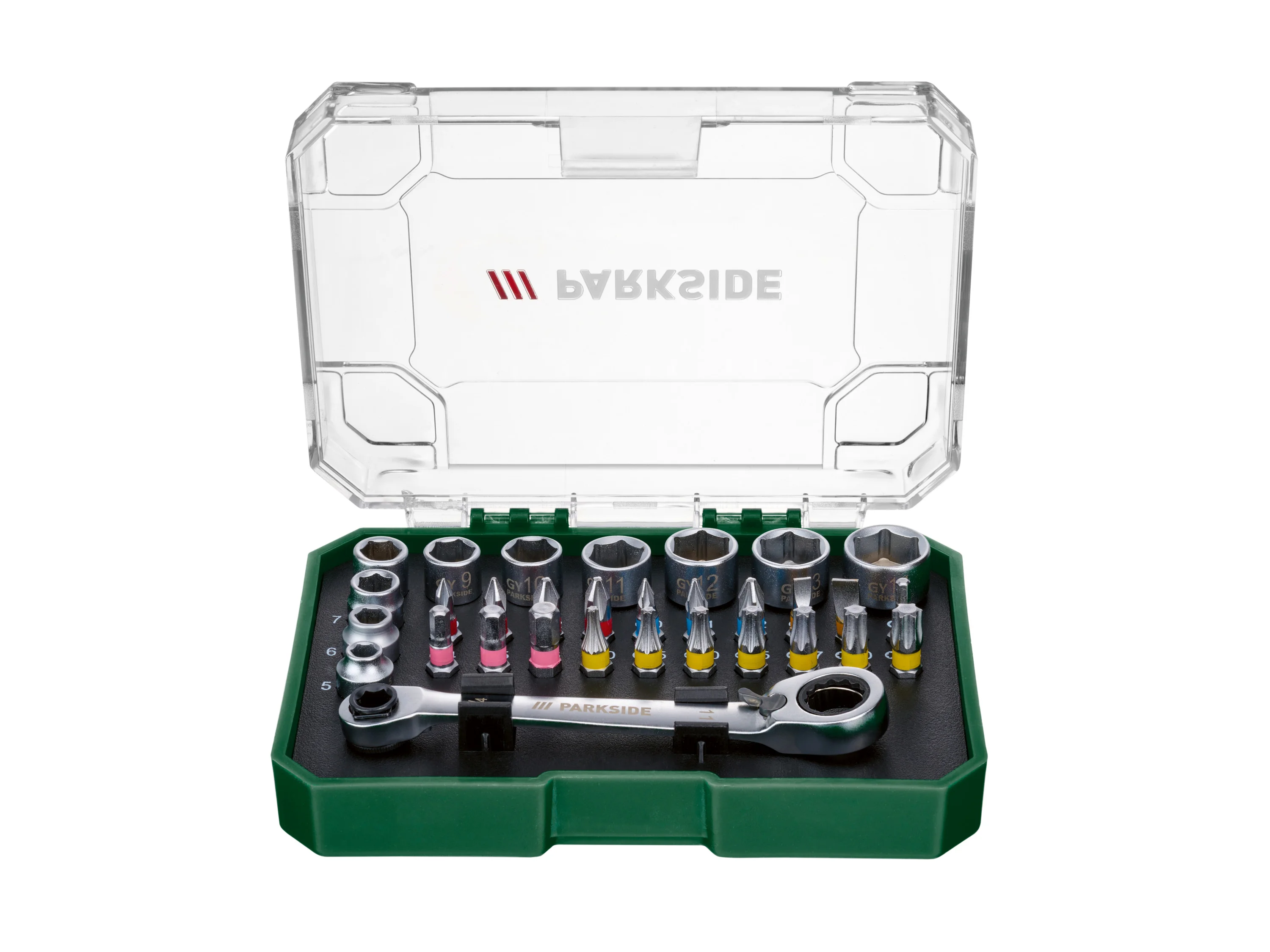 PARKSIDE® Durchgangs-Steckschlüssel-Satz, 31-teilig – Bild 4 von 4