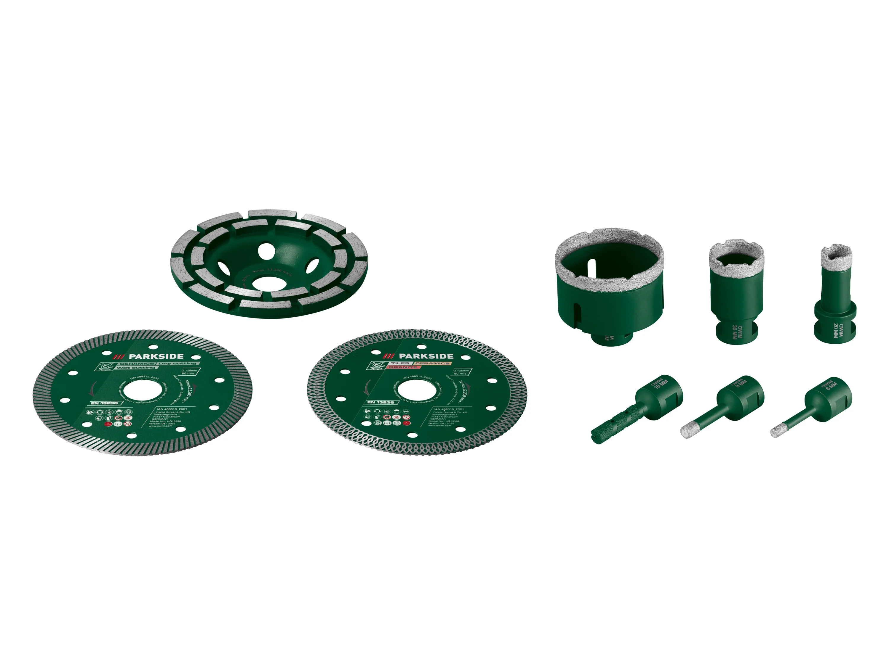 PARKSIDE® Fliesen-Werkzeugkoffer, 9-teilig – Bild 3 von 4