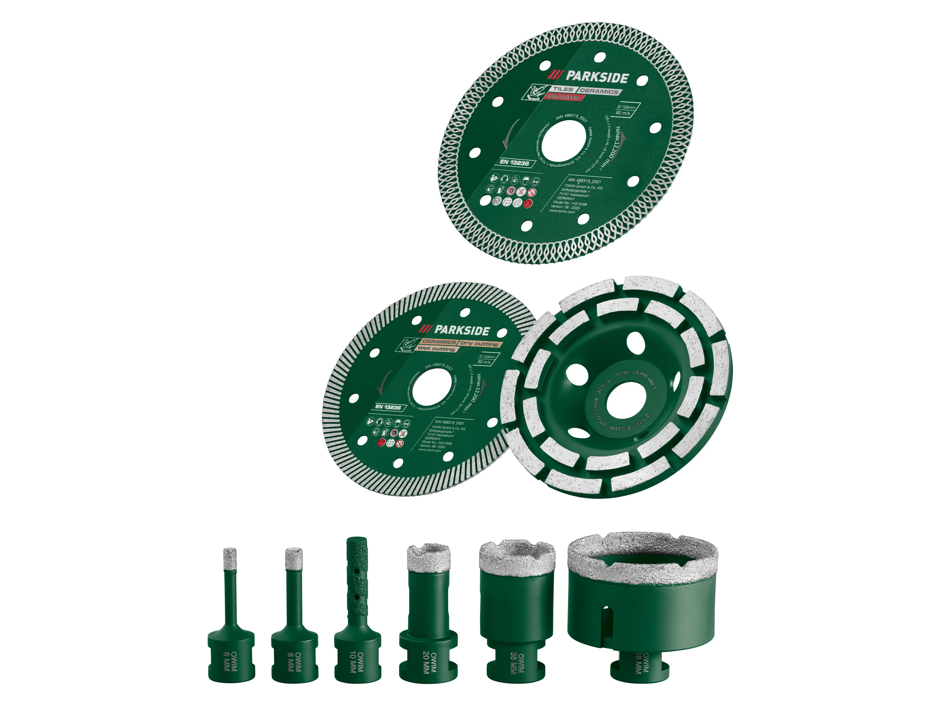 PARKSIDE® Fliesen-Werkzeugkoffer, 9-teilig – Bild 4 von 4