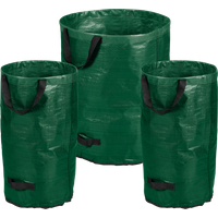 PARKSIDE® Gartensack-Set, 3er-Set / Gartensack, rund faltbar (Gartensack-Set 3tlg.)