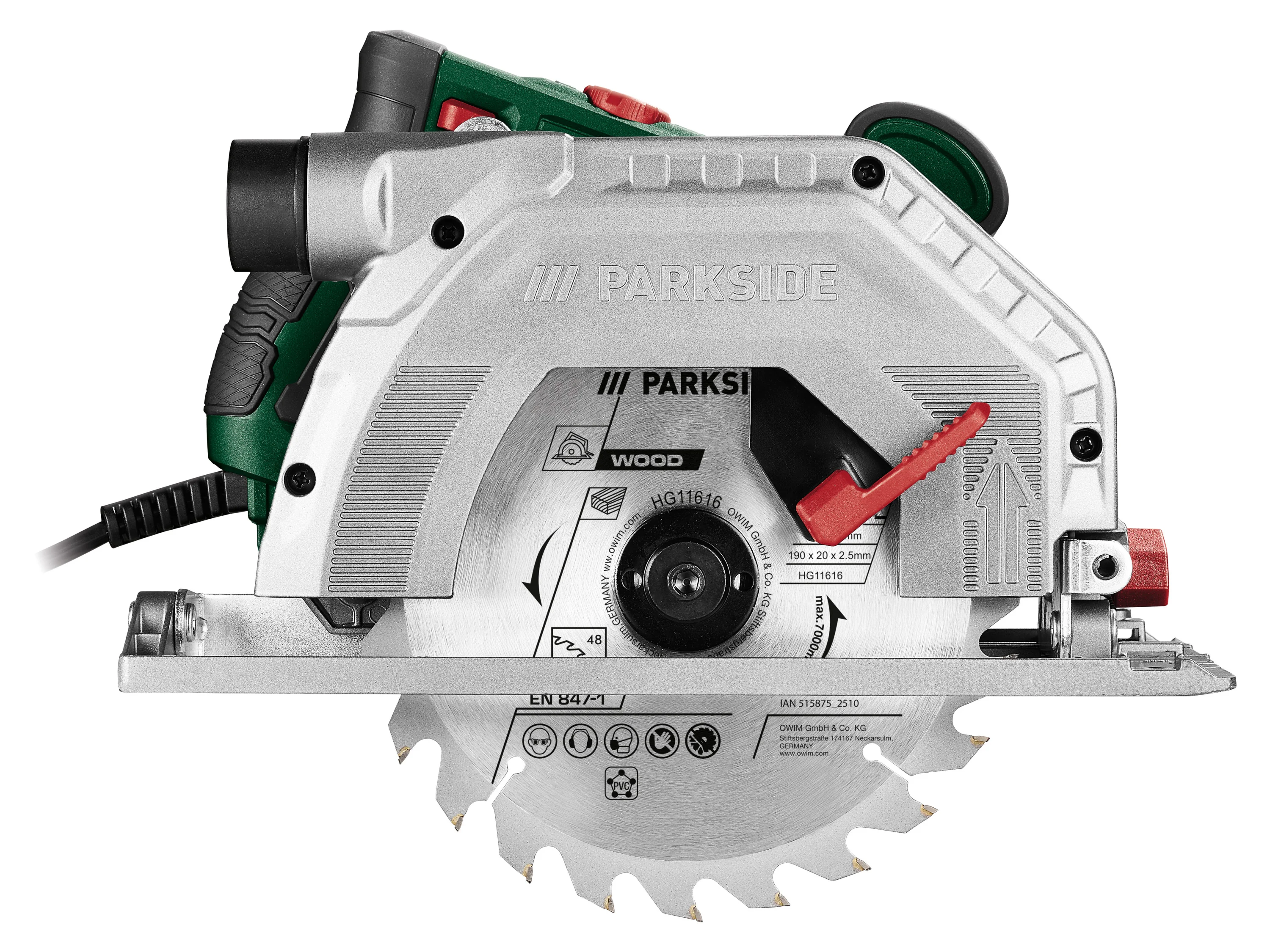 PARKSIDE® Handkreissäge »PHKS 1350 E4« – Bild 3 von 4