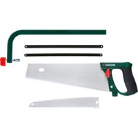 PARKSIDE® Handsägen-Set, 3 in 1 Bügel-, Zug- und Fuchsschwanzsäge