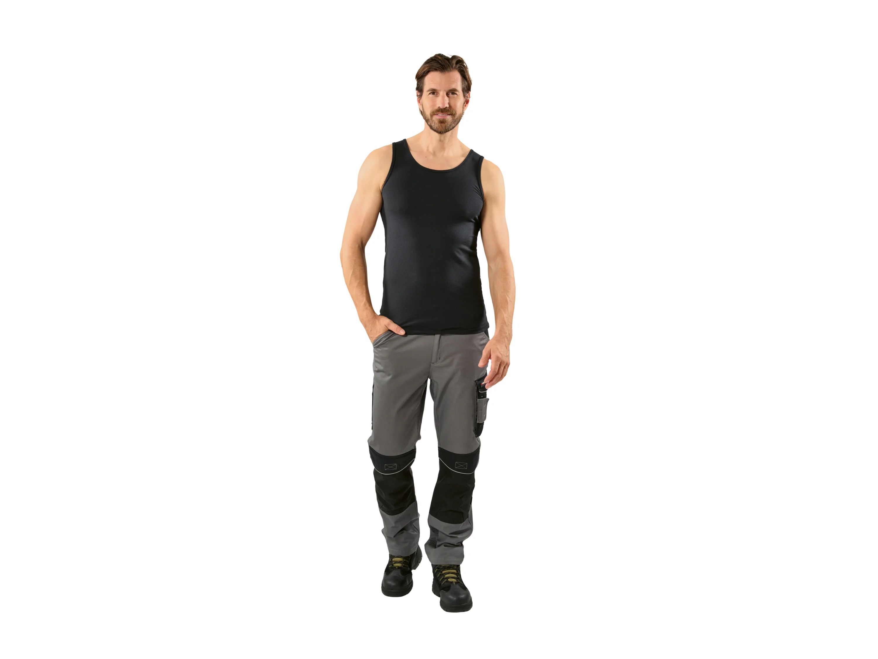 PARKSIDE® Herren Achselhemd, 2 Stück (Schwarz, 6/L) – Bild 3 von 4