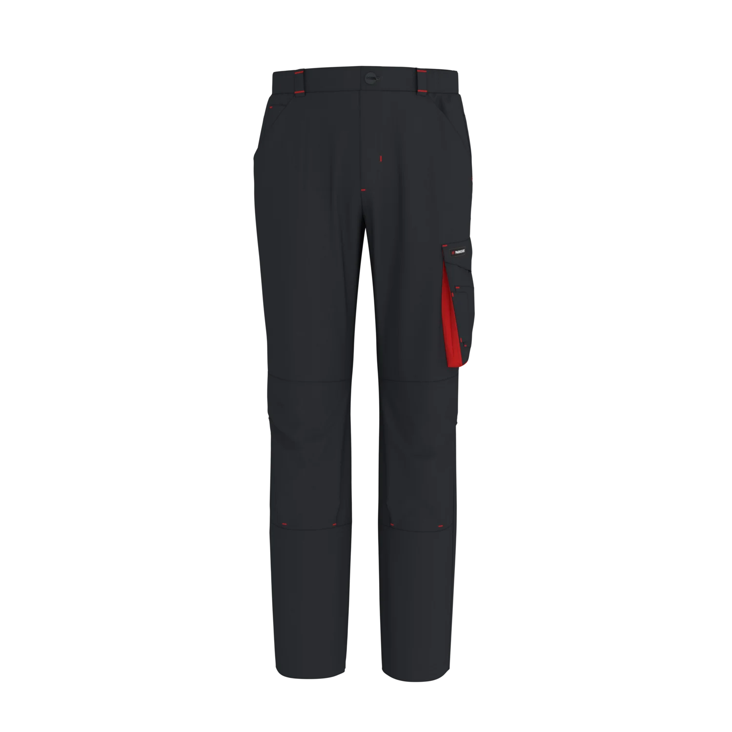 PARKSIDE® Herren Arbeitsbundhose (Rot, 56) – Bild 3 von 4