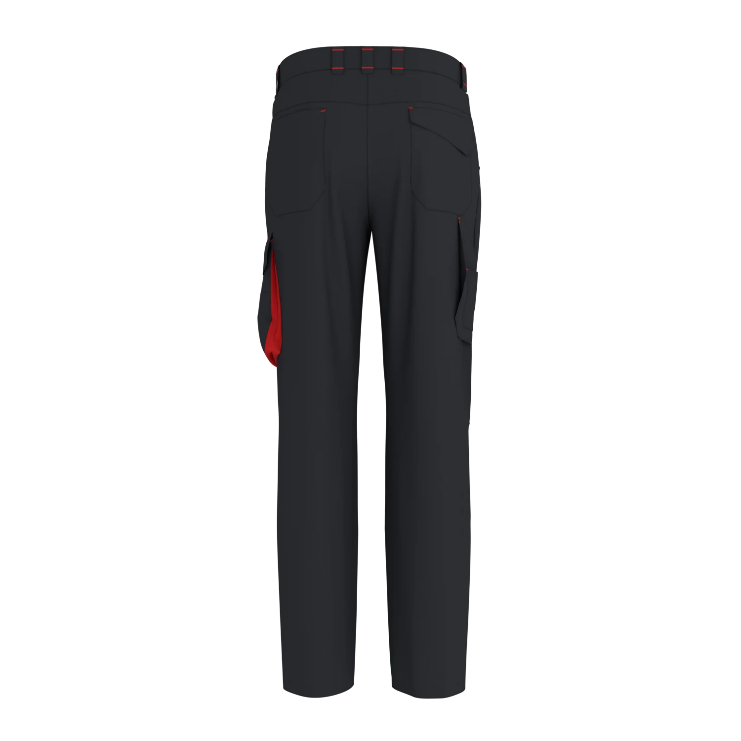PARKSIDE® Herren Arbeitsbundhose (Rot, 58) – Bild 4 von 4
