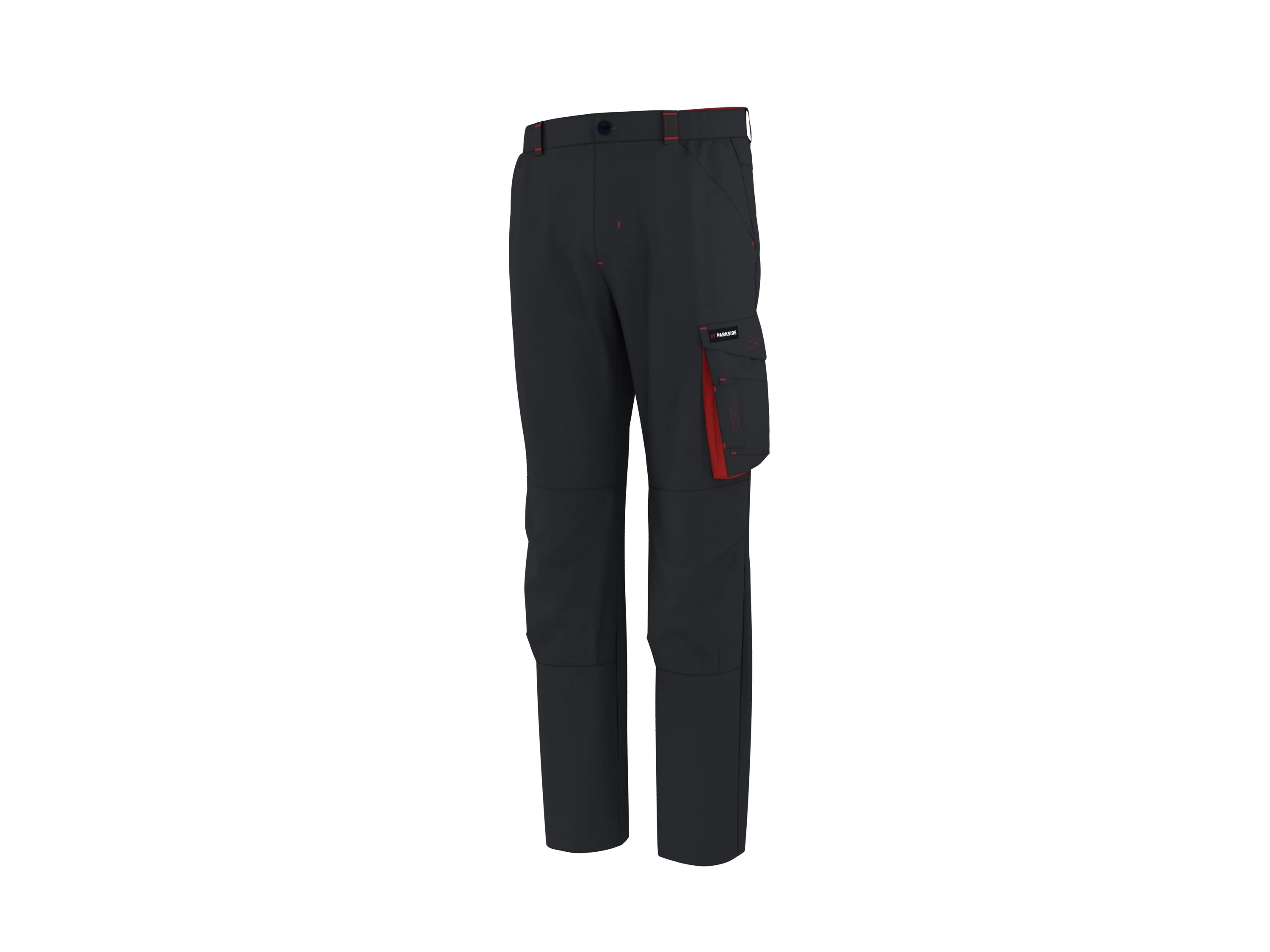 PARKSIDE® Herren Arbeitsbundhose (Schwarz, 58) – Bild 3 von 4