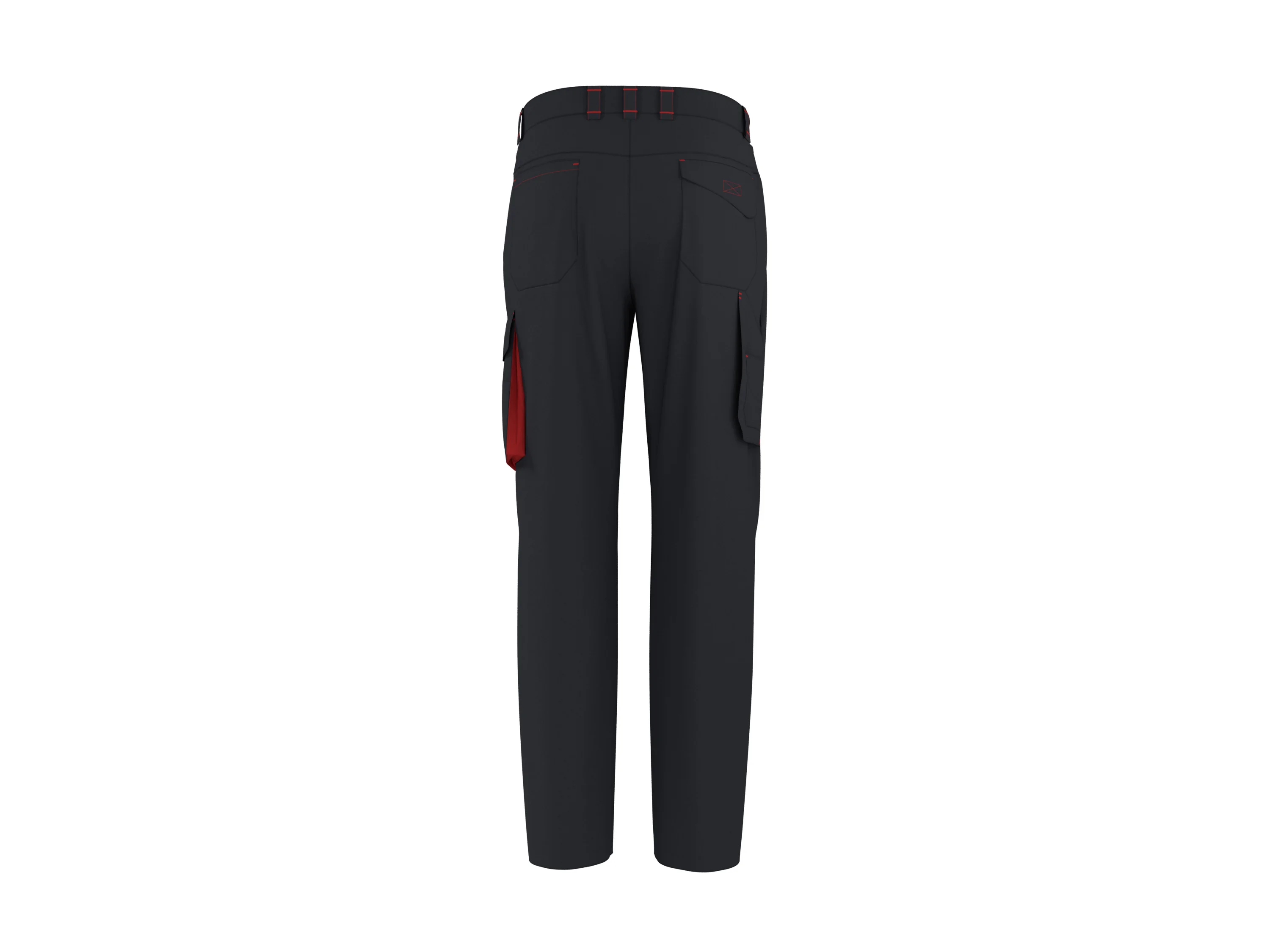 PARKSIDE® Herren Arbeitsbundhose (Schwarz, 58) – Bild 4 von 4