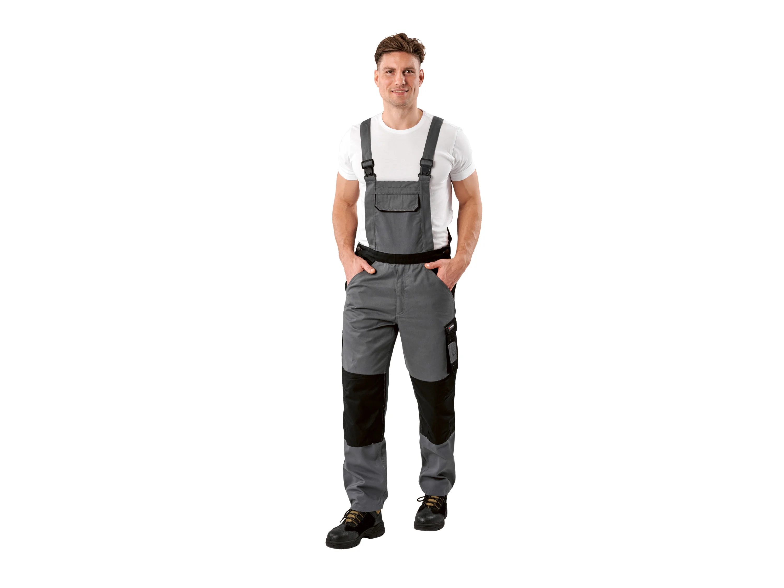 PARKSIDE® Herren Arbeitslatzhose (Grau, L (52/54)) – Bild 2 von 4