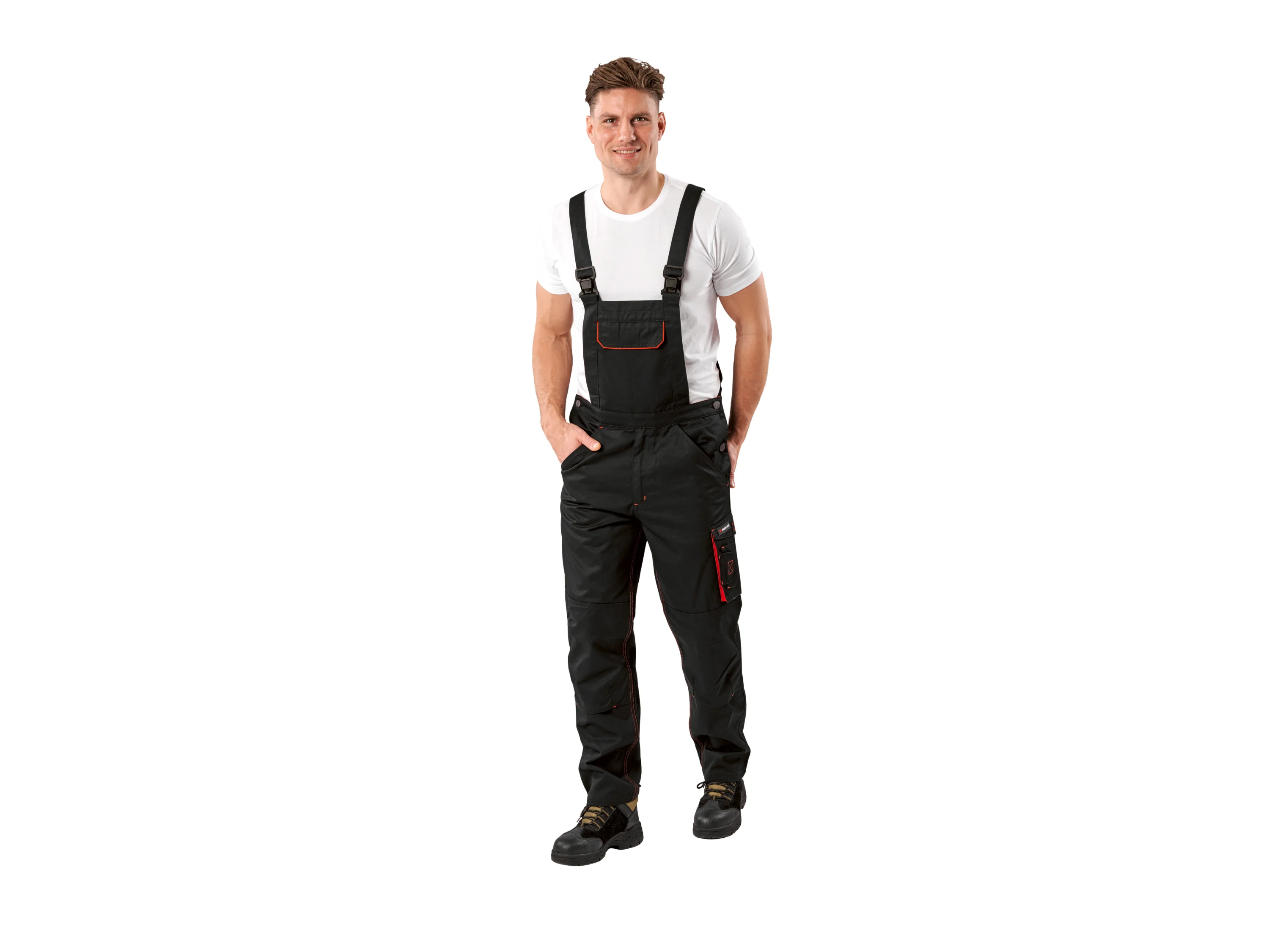 PARKSIDE® Herren Arbeitslatzhose (Schwarz, L (52/54)) – Bild 2 von 4