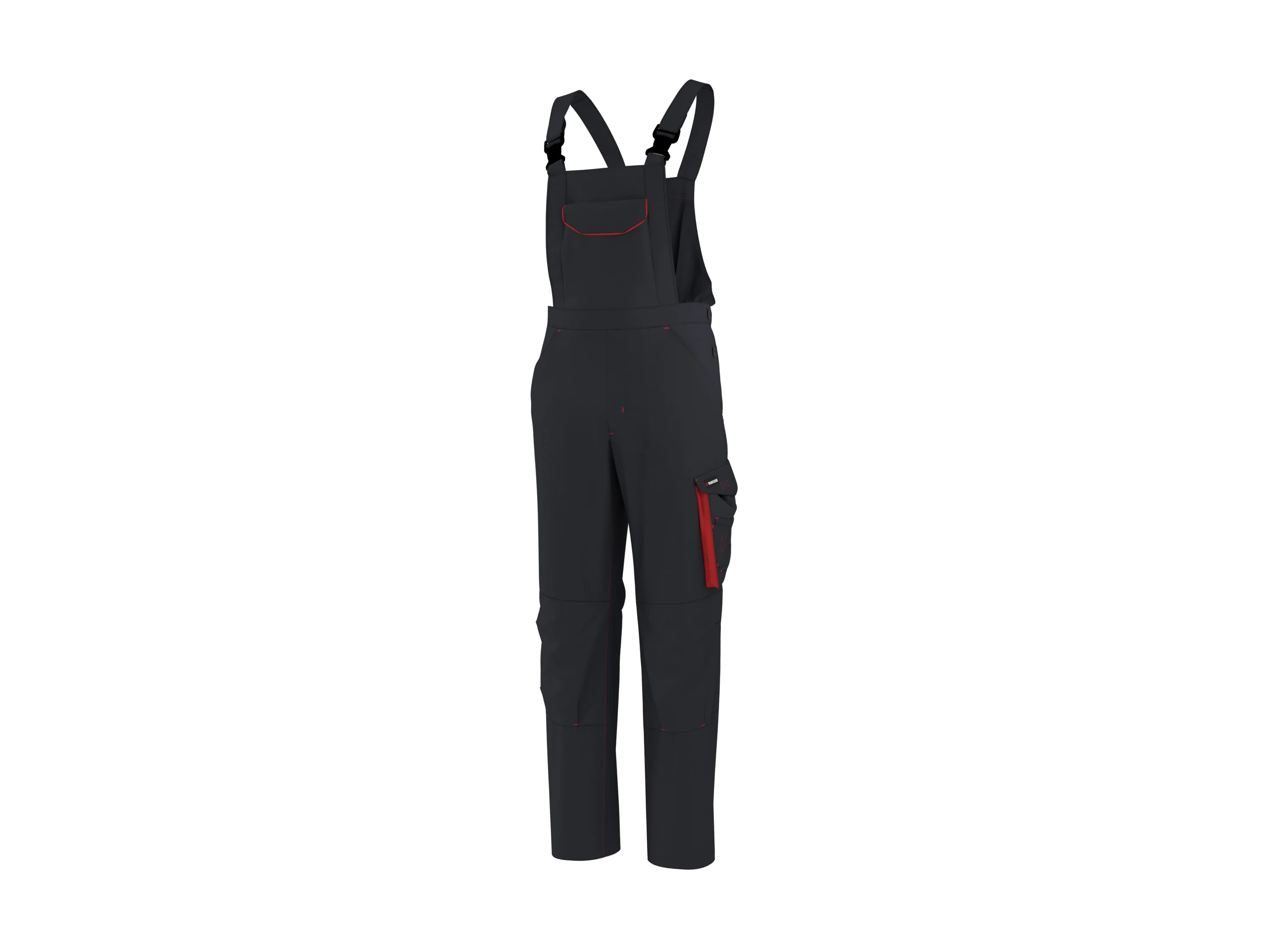 PARKSIDE® Herren Arbeitslatzhose (Schwarz, L (52/54)) – Bild 3 von 4