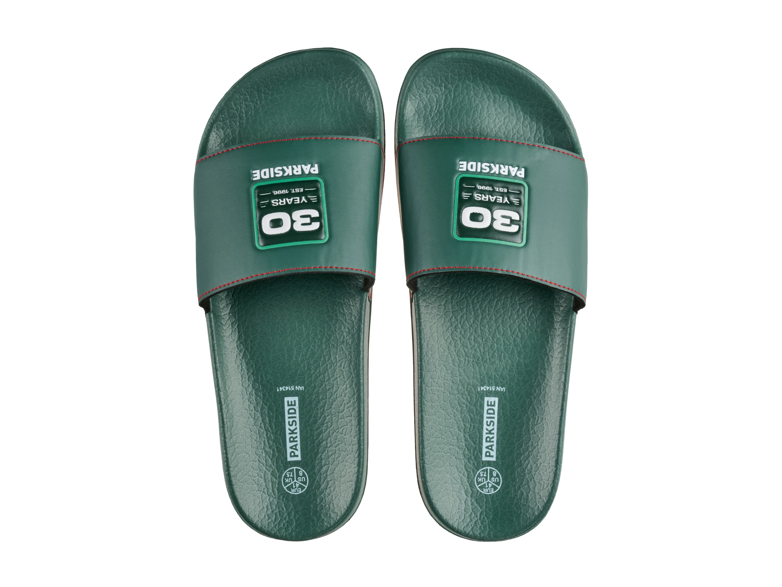PARKSIDE® Herren Badepantoletten (Grün, 42) – Bild 2 von 4