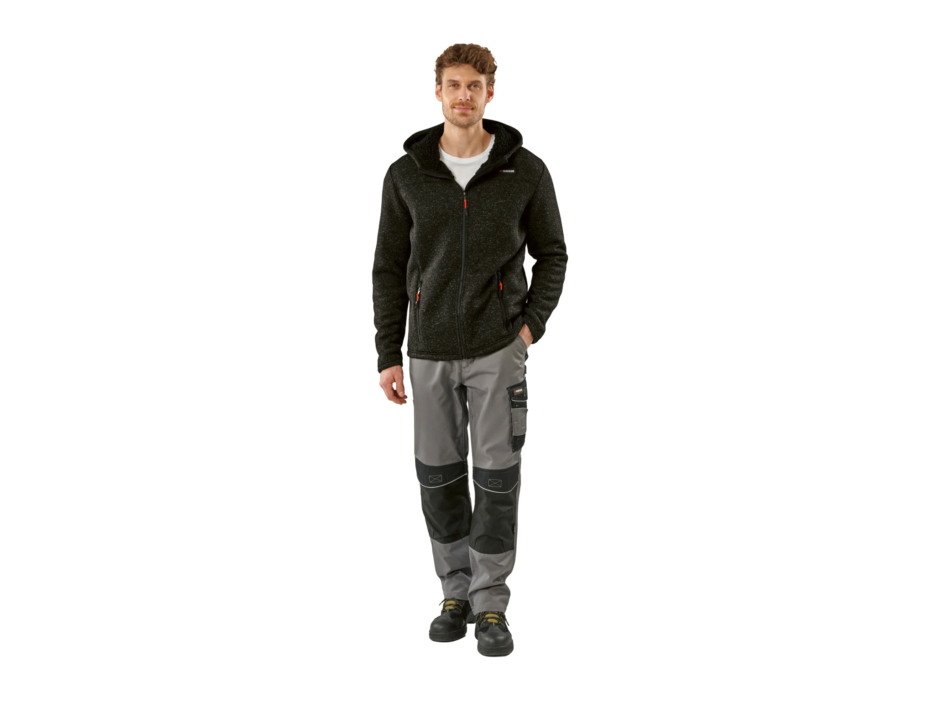 PARKSIDE® Herren Fleecejacke (Schwarz, M (48/50)) – Bild 2 von 3