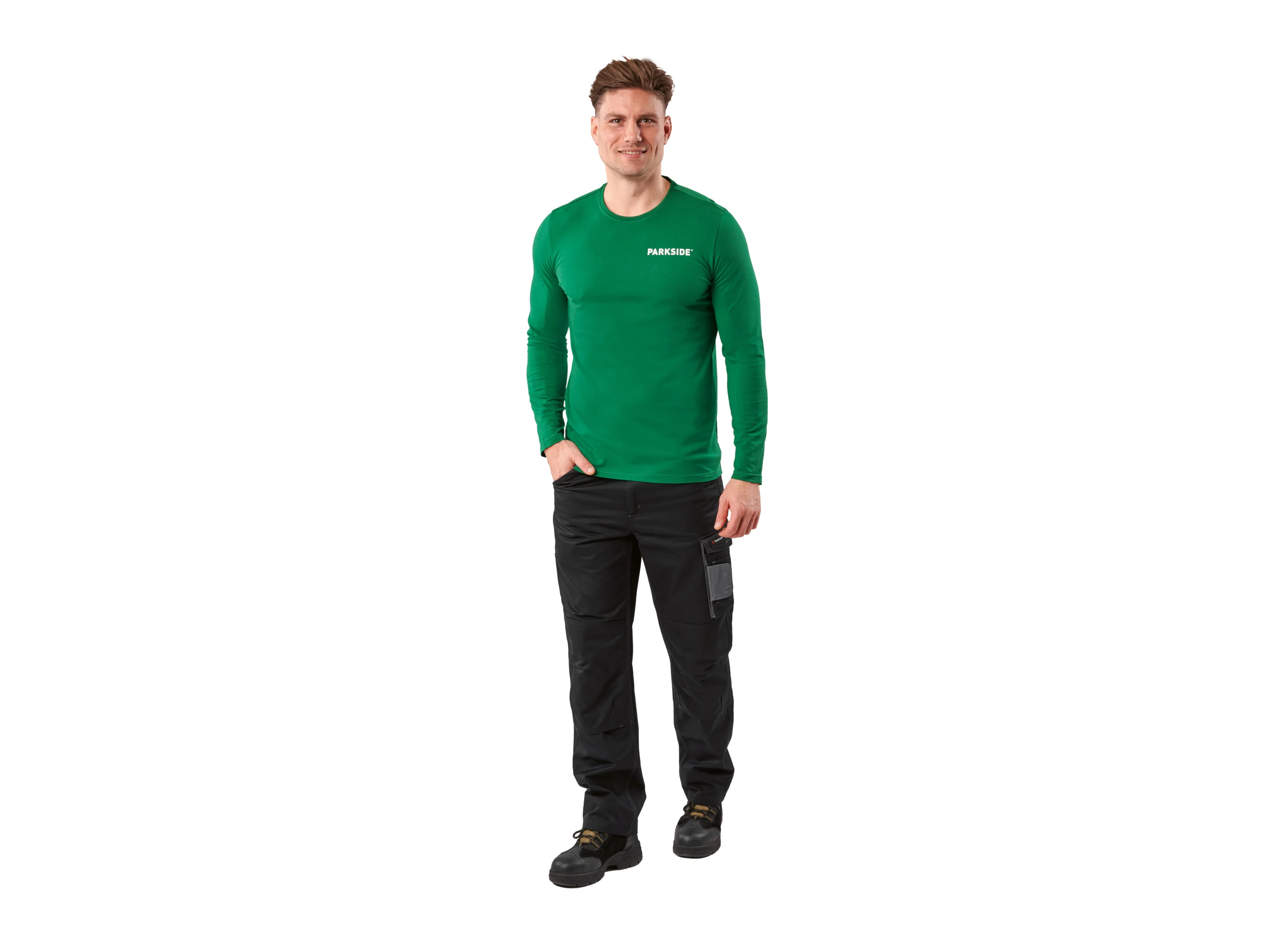 PARKSIDE® Herren Langarmshirt (Grün, L (52/54)) – Bild 2 von 4