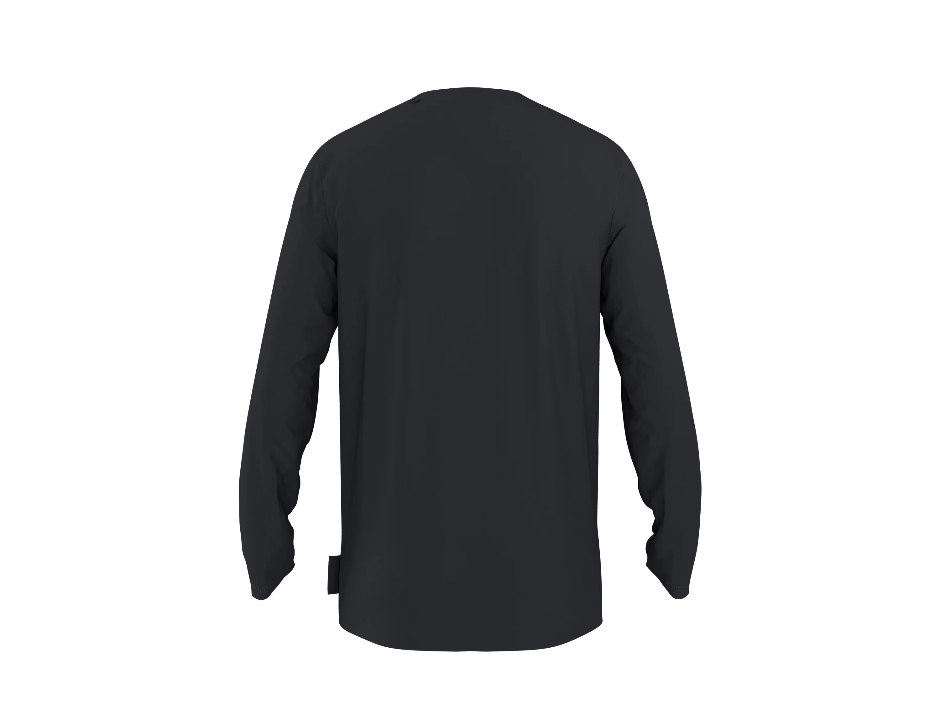 Herren Langarmshirt (Schwarz, XL (56/58)) – Bild 3 von 4