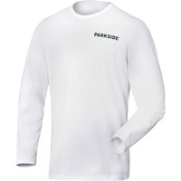 PARKSIDE® Herren Langarmshirt (Weiß, S (44/46))