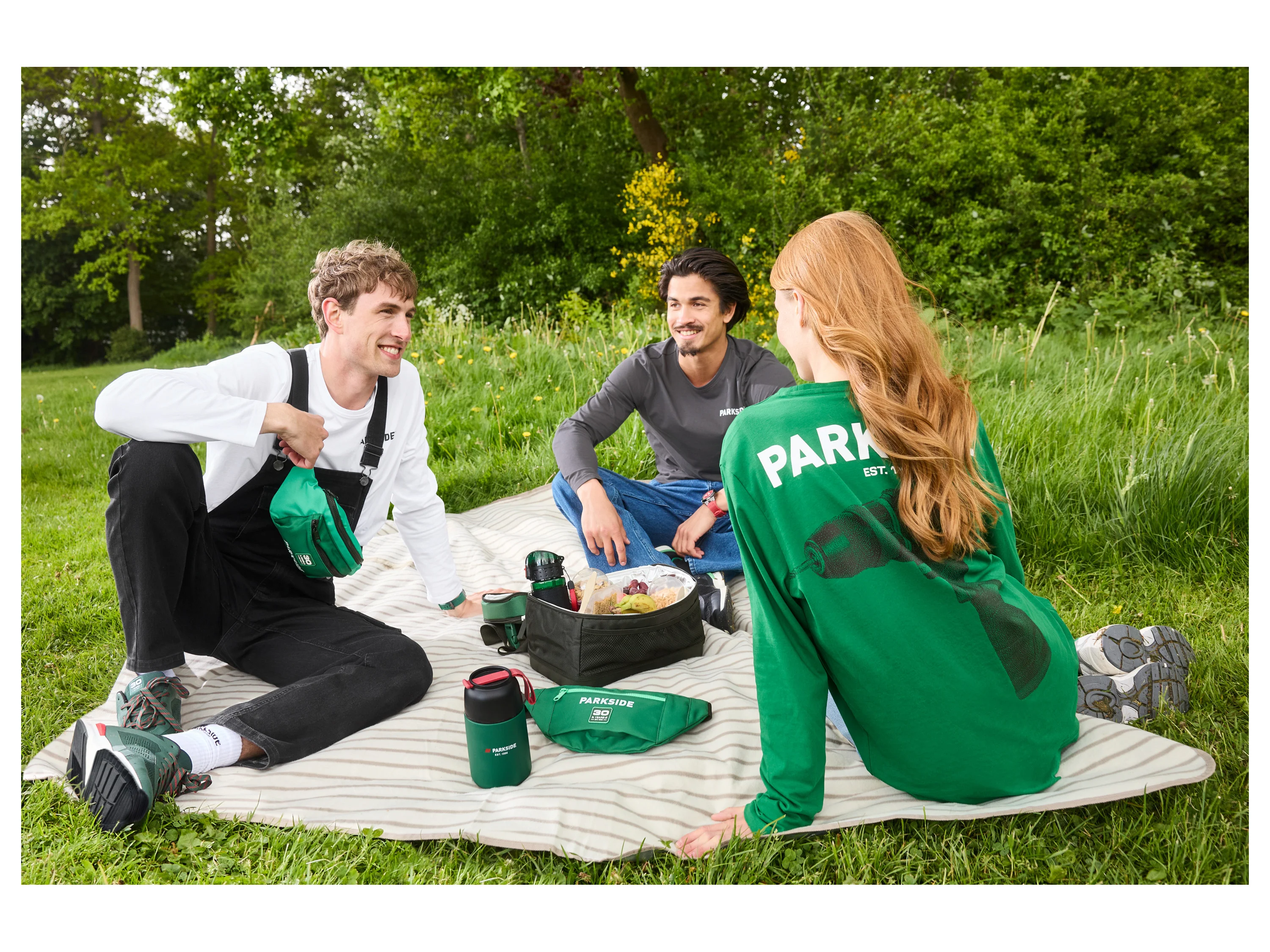PARKSIDE® Herren Langarmshirt (Weiß, L (52/54)) – Bild 4 von 4