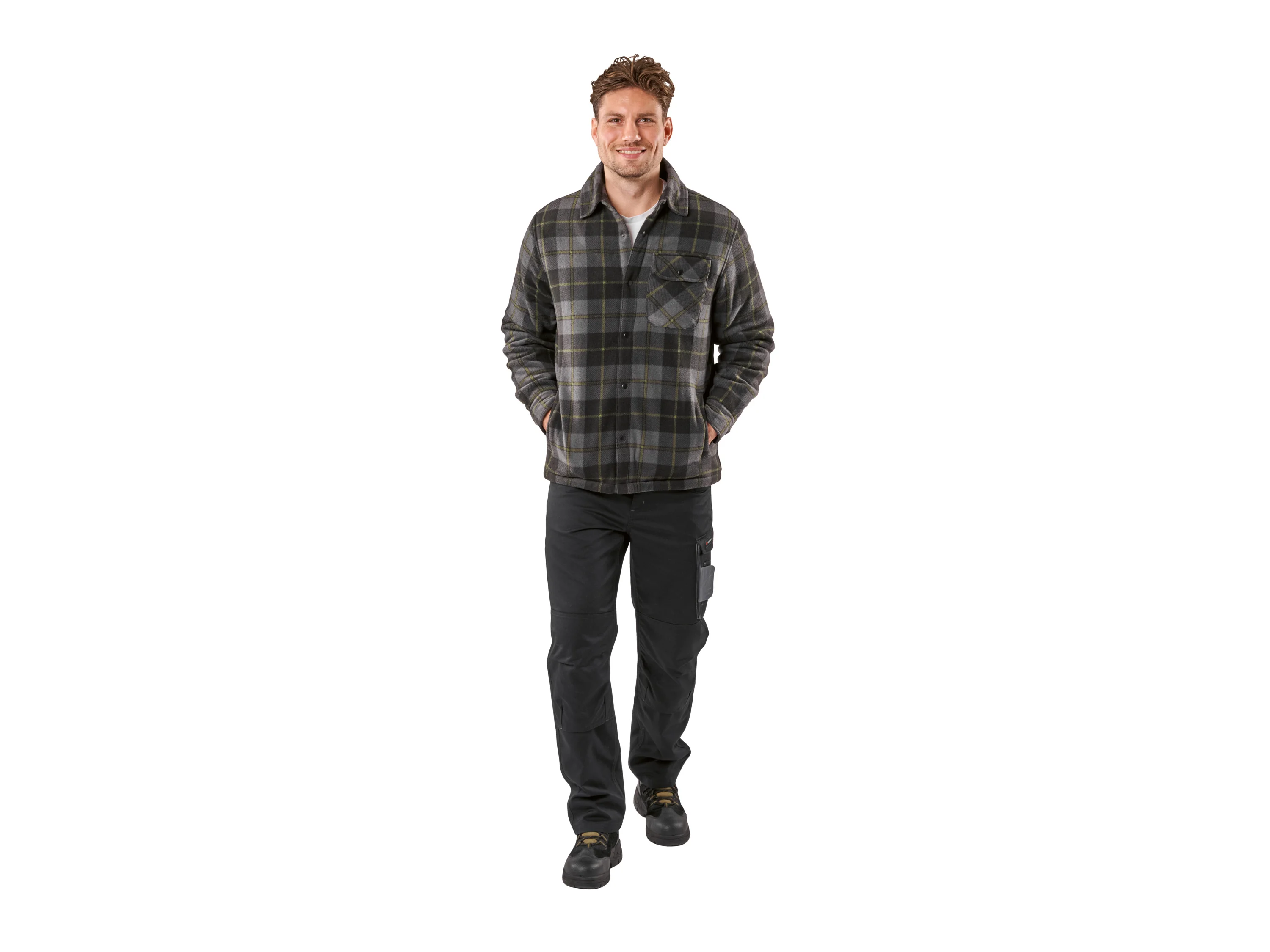PARKSIDE® Herren Overshirt (Grau, S (44/46)) – Bild 2 von 3