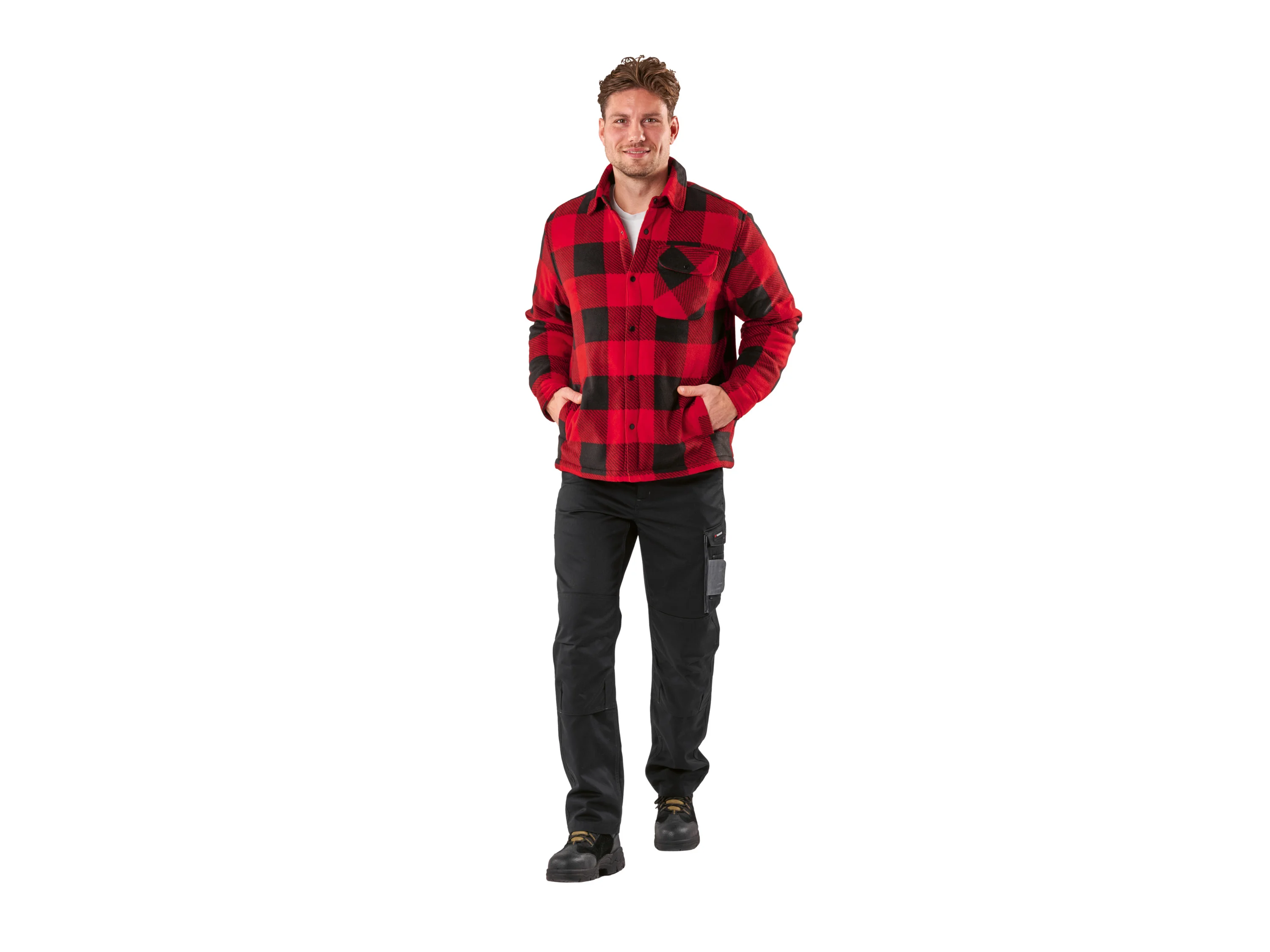PARKSIDE® Herren Overshirt (Rot, XXL (60/62)) – Bild 2 von 4
