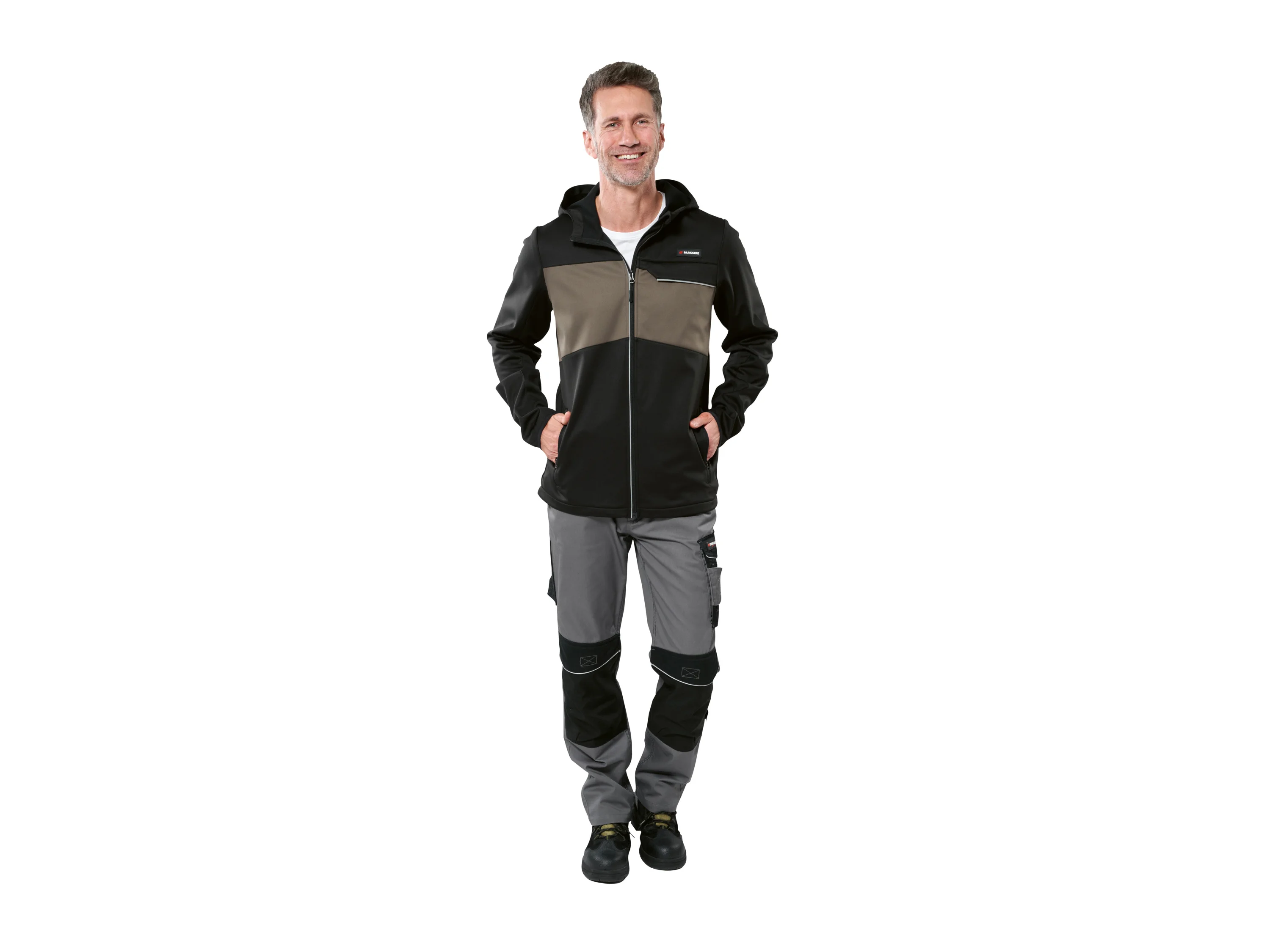 PARKSIDE® Herren Softshelljacke (Olive, XXL (60/62)) – Bild 2 von 3
