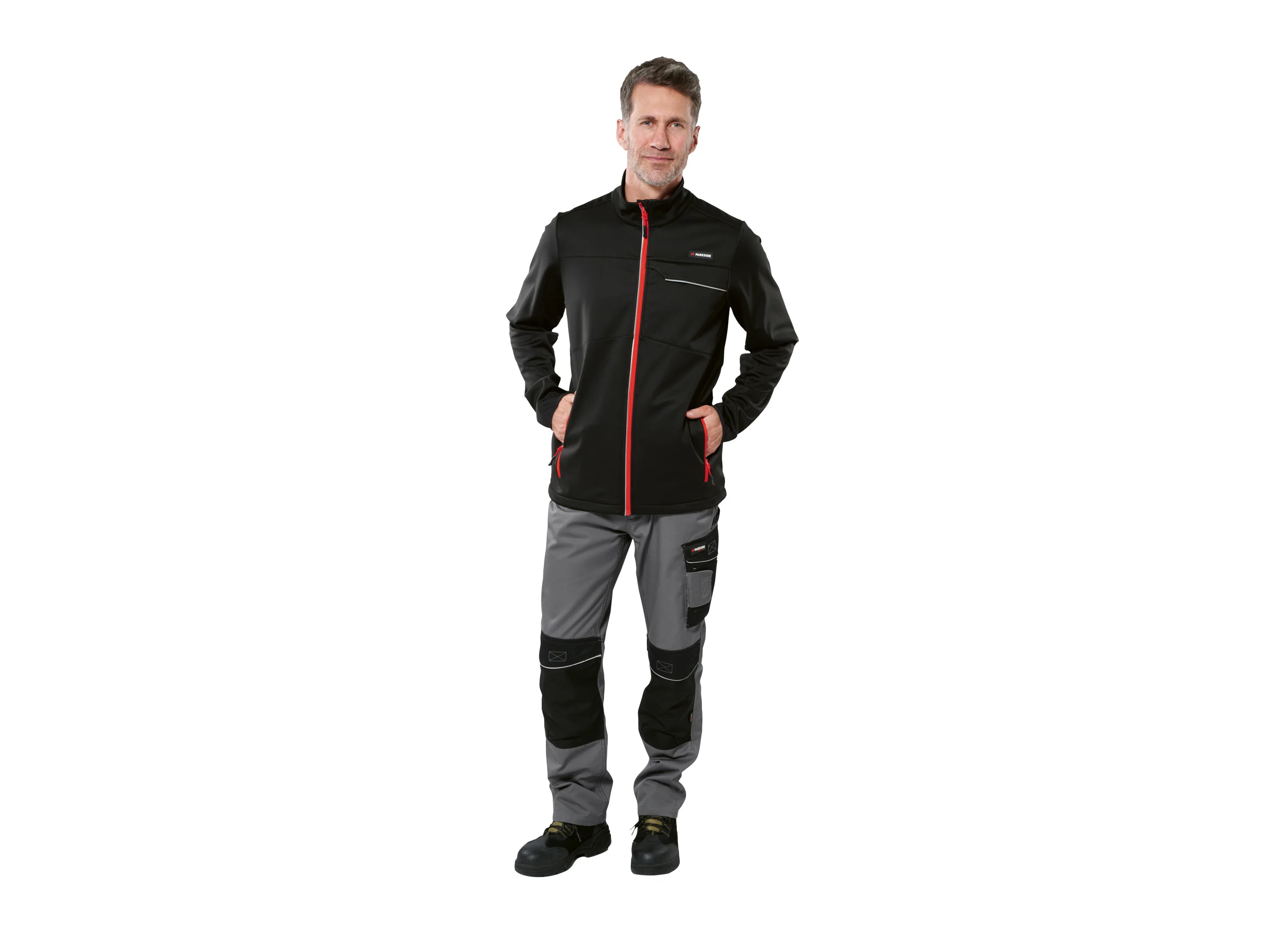 PARKSIDE® Herren Softshelljacke (Rot, M (48/50)) – Bild 2 von 3