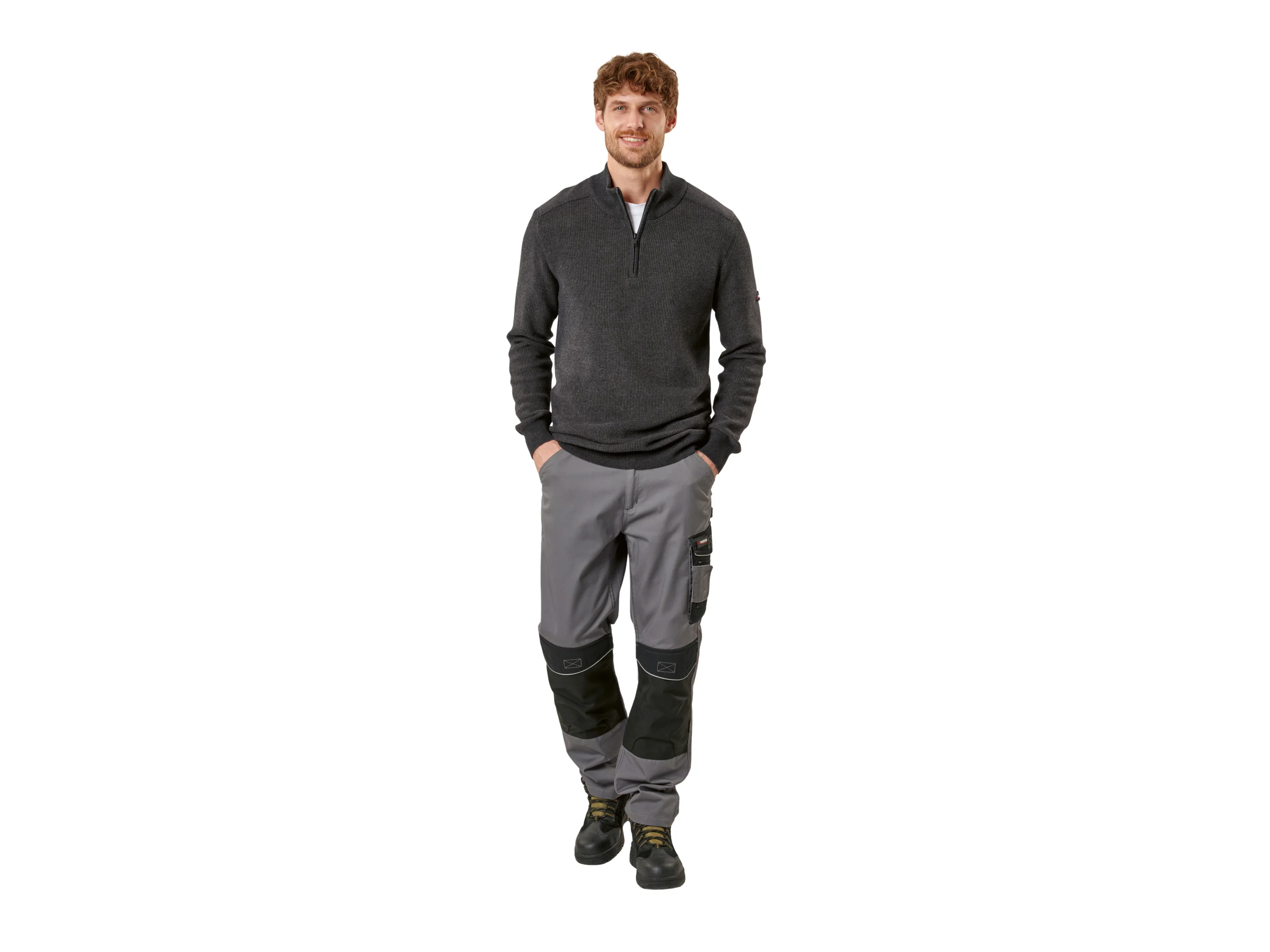 PARKSIDE® Herren-Strick-Troyer (Schwarz, M (48/50)) – Bild 2 von 3