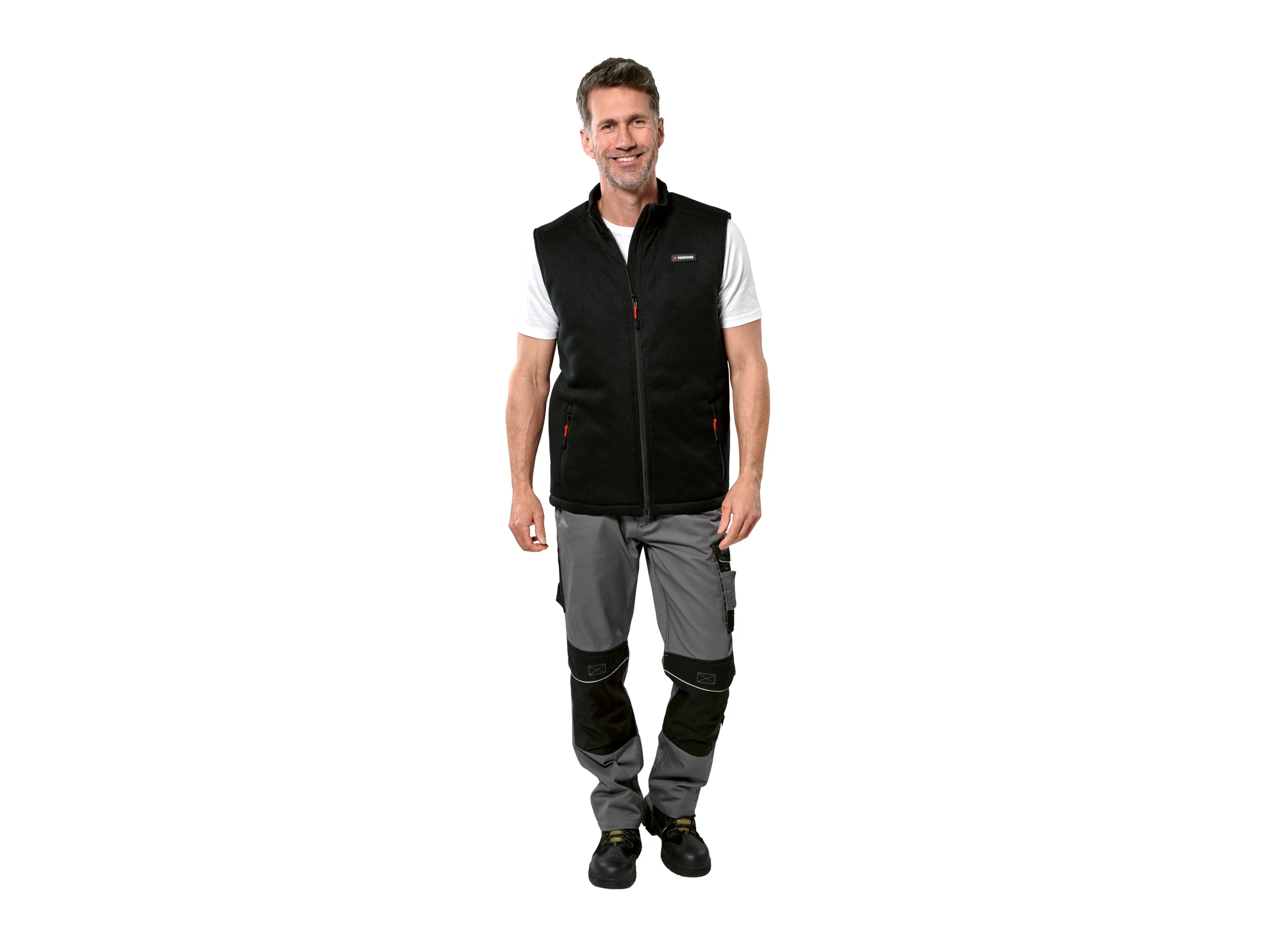 PARKSIDE® Herren Strickfleece-Weste (Schwarz, XXL (60/62)) – Bild 2 von 3