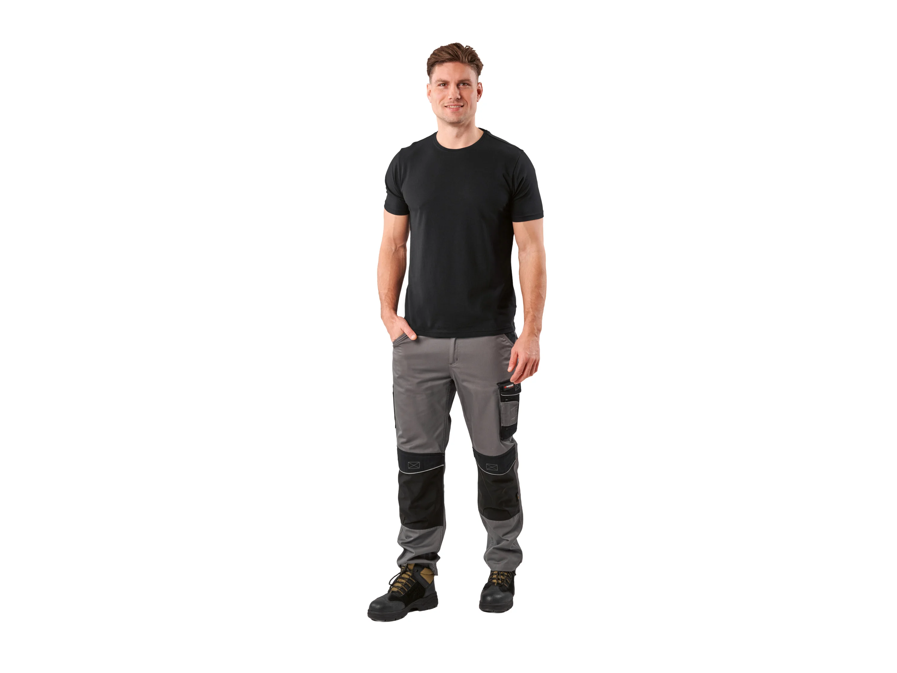 PARKSIDE® Herren T-Shirt, 3 Stück (Schwarz, S (44/46)) – Bild 2 von 4
