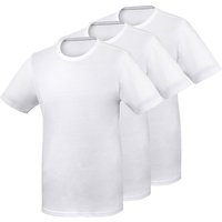 PARKSIDE® Herren T-Shirt, 3 Stück (Weiß, L (52/54))
