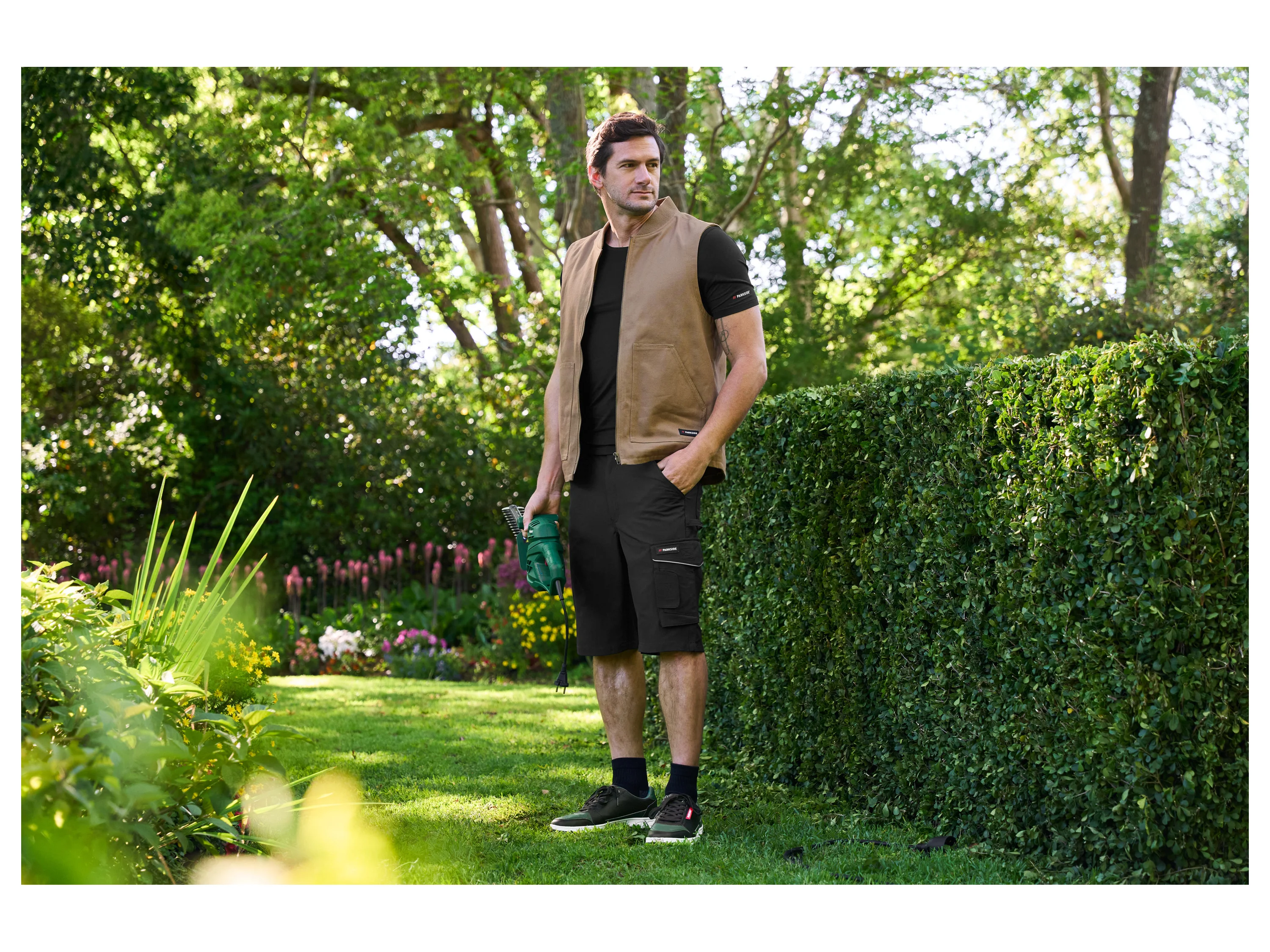 PARKSIDE® Herren Weste (Beige, L (52/54)) – Bild 4 von 4