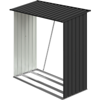 PARKSIDE® Kaminholzregal, 164 x 84 x 157 cm (Anthrazit)