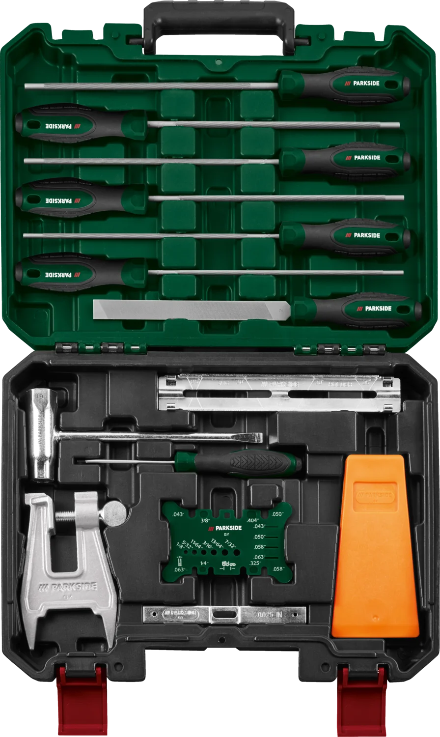 PARKSIDE® Kettensägen-Schärfset, 14-teilig – Bild 3 von 4